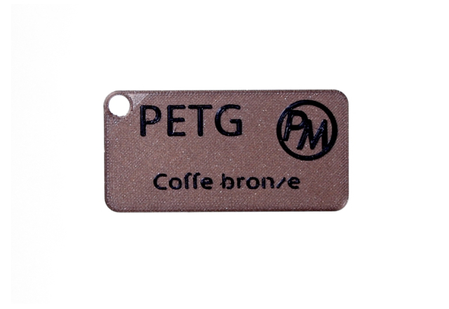 Vzorek PETG metalická edice - Kávová bronzová (1,75 mm; 10 m)