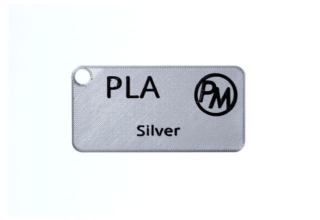 Vzorek PLA - Stříbrná (1,75 mm; 10 m)