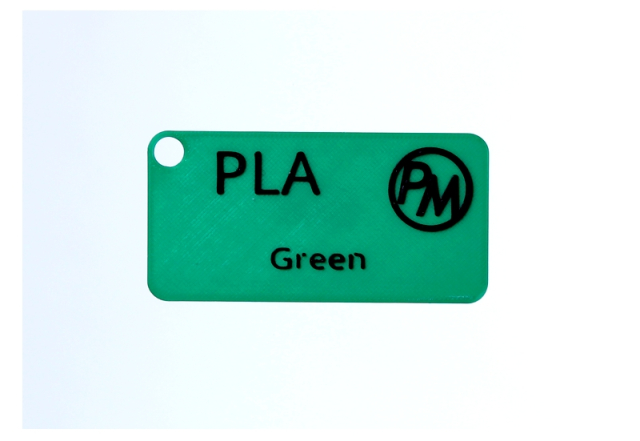 Vzorek PLA - Zelená (1,75 mm; 10 m)