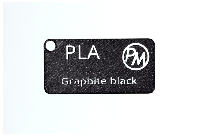 Vzorek PLA - Grafitová černá (1,75 mm; 10 m)