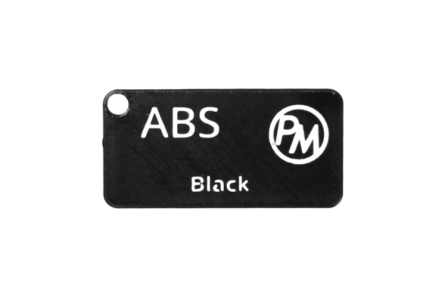 Vzorek ABS - Černá (1,75 mm; 10 m)