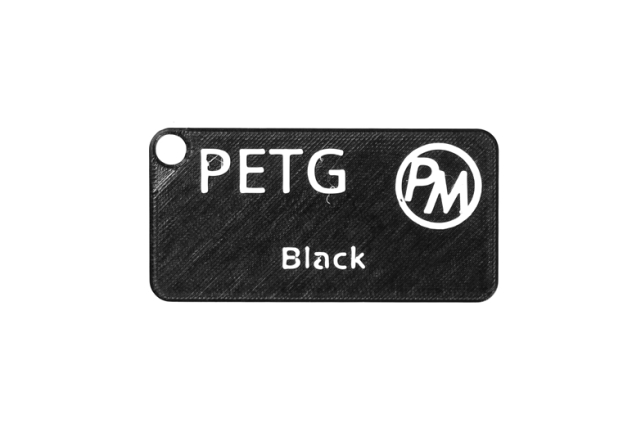 Vzorek PETG - Černá (1,75 mm; 10 m)