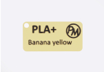 Vzorek PLA+ - "Banana Yellow" (1,75 mm; 10 m)