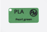 Vzorek PLA - Perlová zelená (1,75 mm; 10 m)