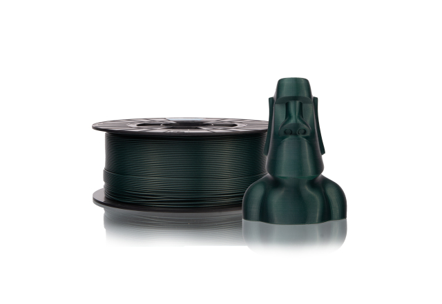 PLA - metalická zelená (1,75 mm; 1 kg)