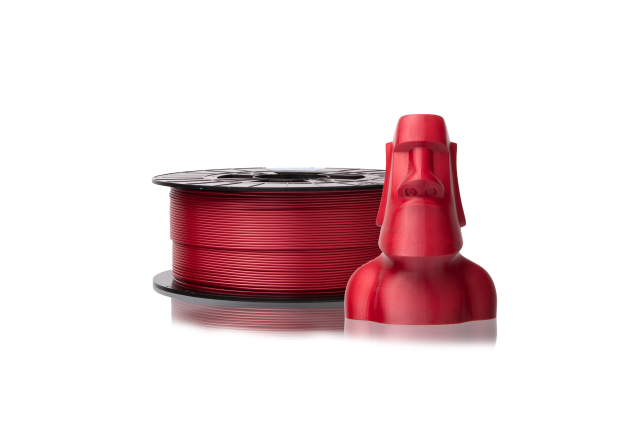 PLA - perlová červená (1,75 mm; 1 kg)
