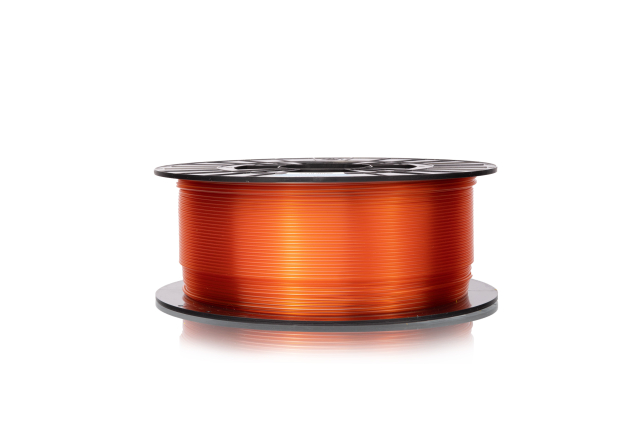 PETG - Transparentní Oranžová (1,75 mm; 1 kg)