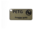 Vzorek PETG metalická edice - Žabí zlato (1,75 mm; 10 m)