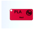 Vzorek PLA - Červená (1,75 mm; 10 m)